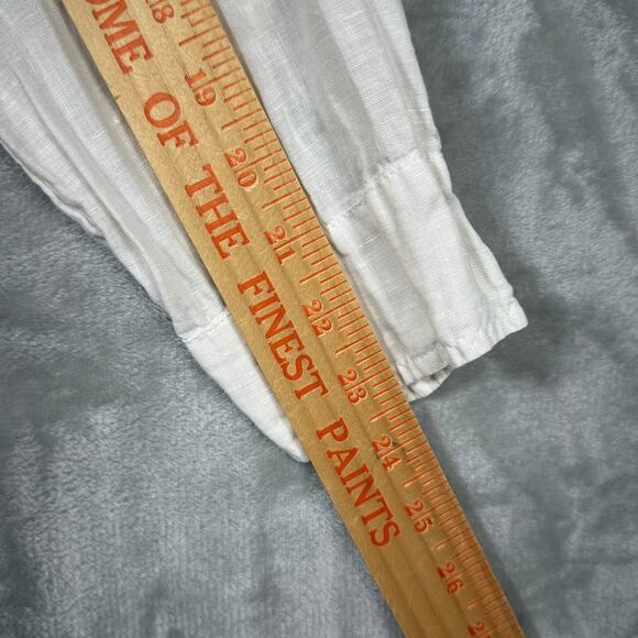 Velvet by‎ Jenny Graham Linen Button up Shirt Womens Medium - Picture 7 of 11